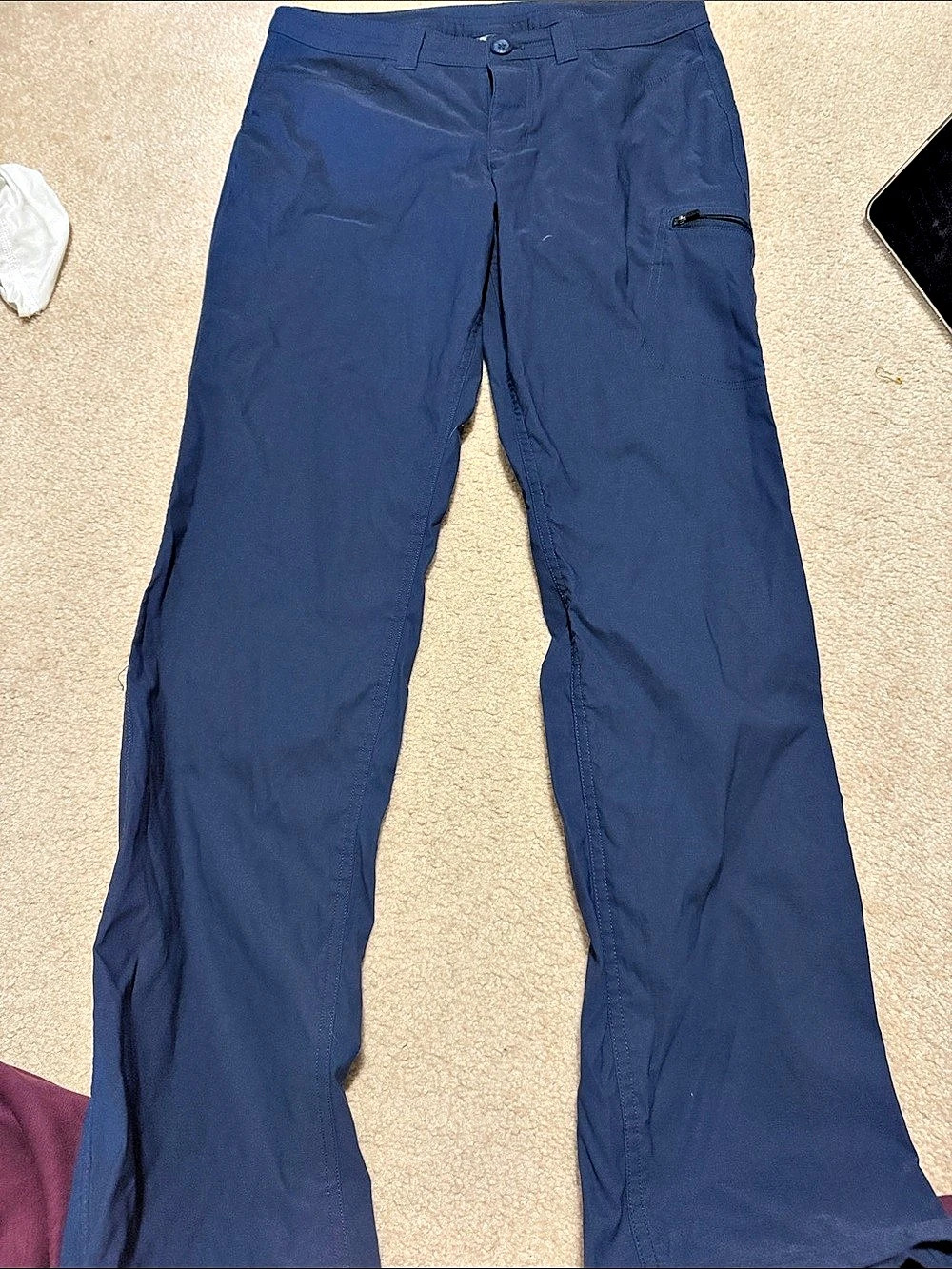 Eddie Bauer Women's Guide Pro Pants Straight Leg Blue Size 8